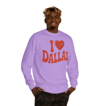 I Heart Dallas Crewneck Sweatshirt