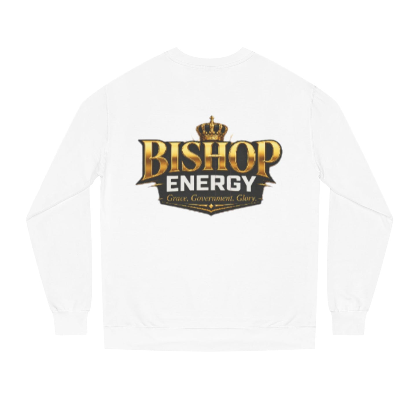 Bishop Energy Crewneck Sweatshirt — Gold Crown Logo Streetwear