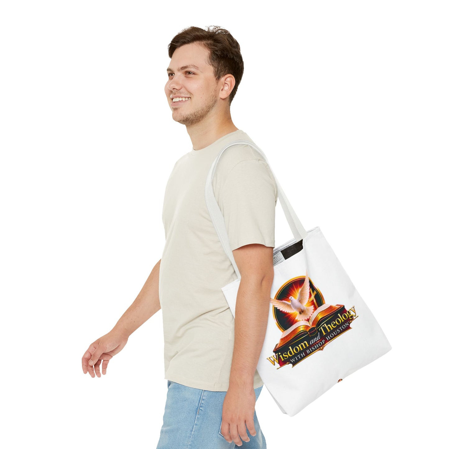 Christian Wisdom & Theology Tote Bag — 'Wisdom and Theology with Bishop Houston' Inspirational Faith Tote
