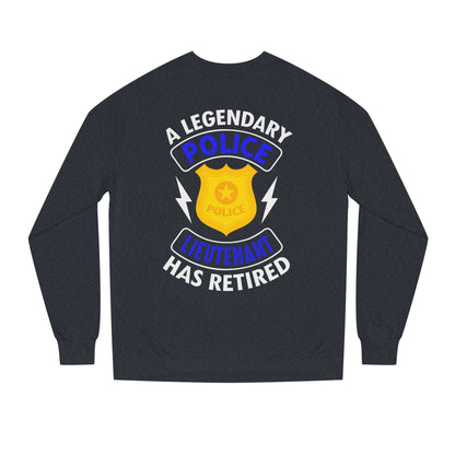 Retired Police Lieutenant Sweatshirt — Legendary Badge Crewneck