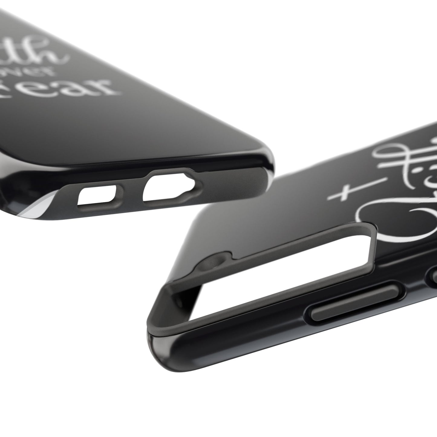 Faith Over Fear Tough Phone Case — Inspirational Christian Cross Phone Cover