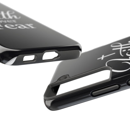 Faith Over Fear Tough Phone Case — Inspirational Christian Cross Phone Cover