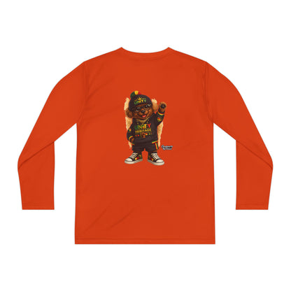 T-Shirt — Kids Rasta Teddy Graphic Long Sleeve