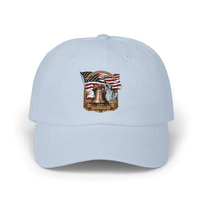 Liberty Bell Dad Cap — American Flag Embroidered Baseball Hat