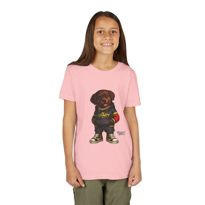 Youth Dog Tee — 'Legacy' Streetwear Puppy Graphic Shirt