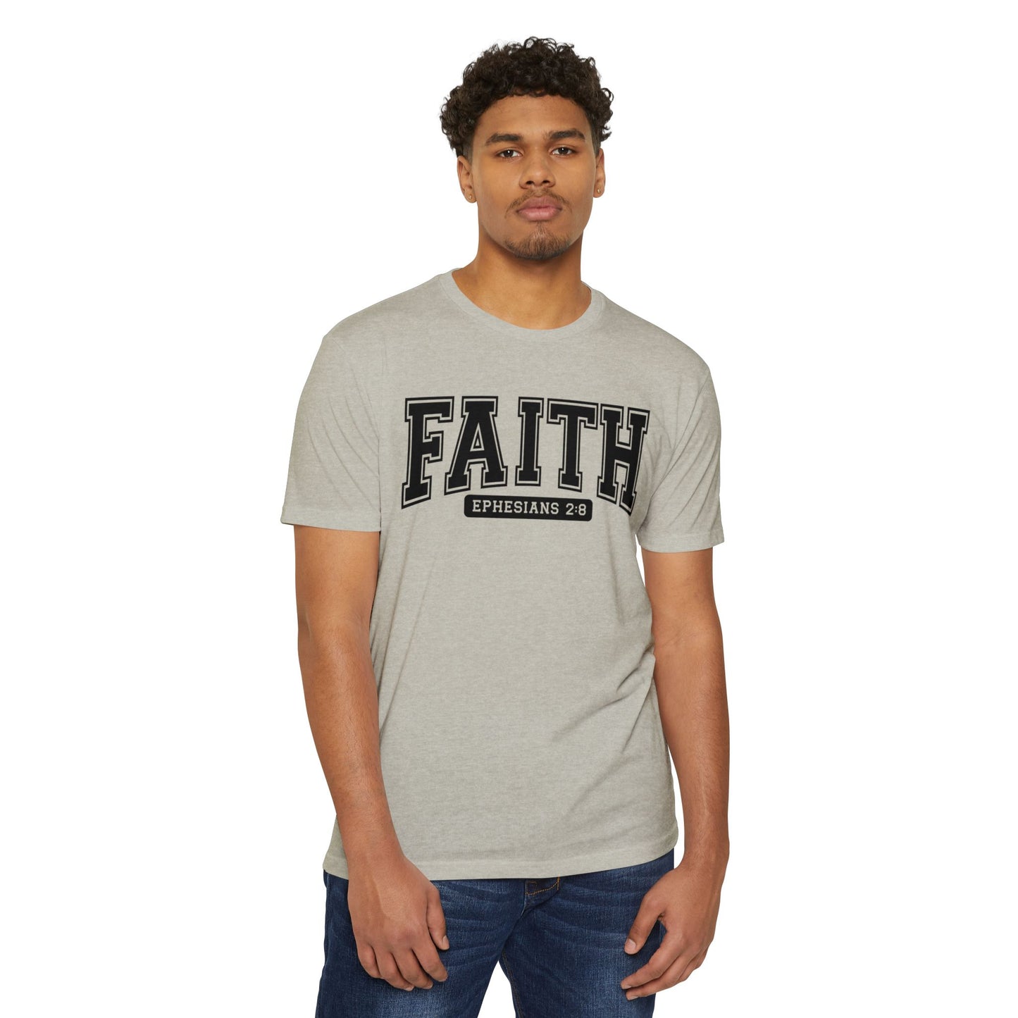 Faith Ephesians 2:8 Tee — Inspirational Christian T-Shirt