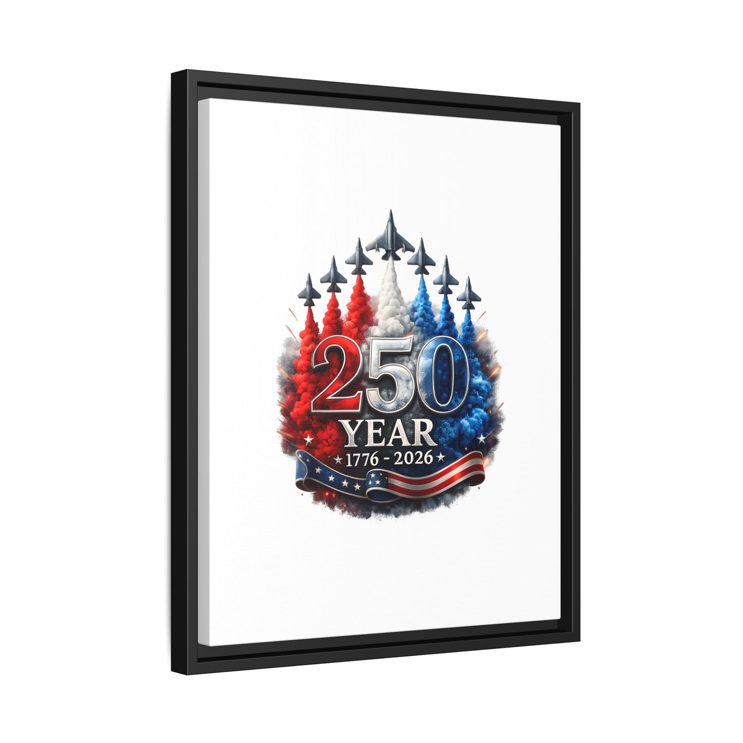 Matte Canvas, Framed (Multi-color)