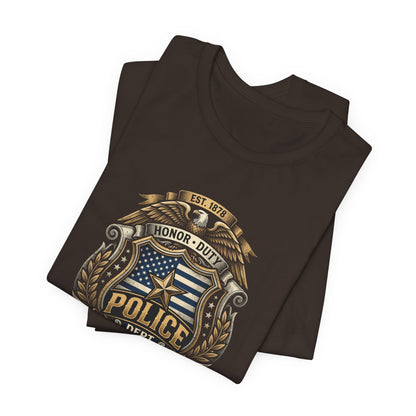 Police Badge 'Serving With Integrity' T-Shirt