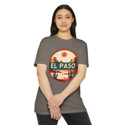 El Paso Desert Patch T-Shirt — Retro Southwestern Travel Tee