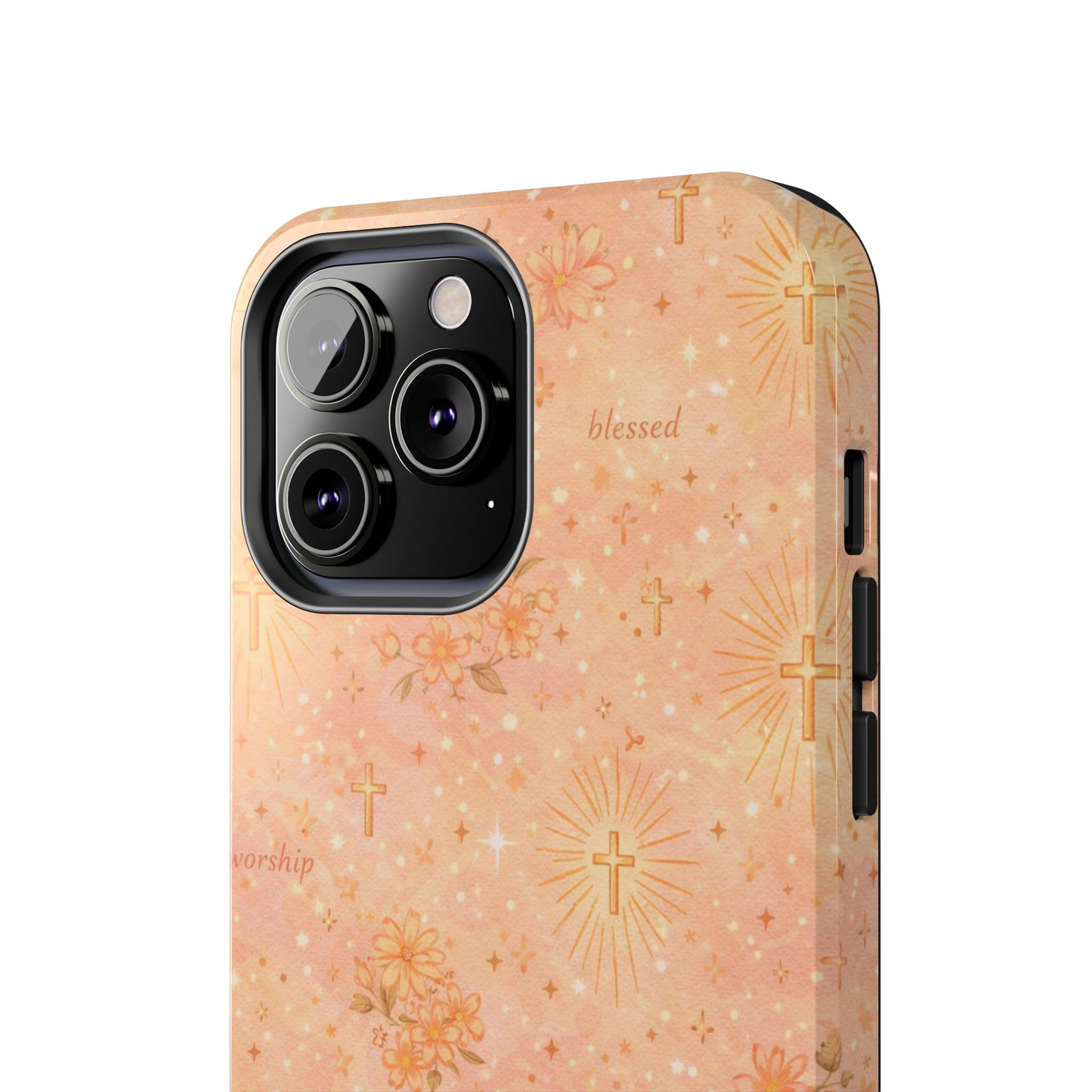 Blessed in Grace Phone Case | Christian floral iPhone Case
