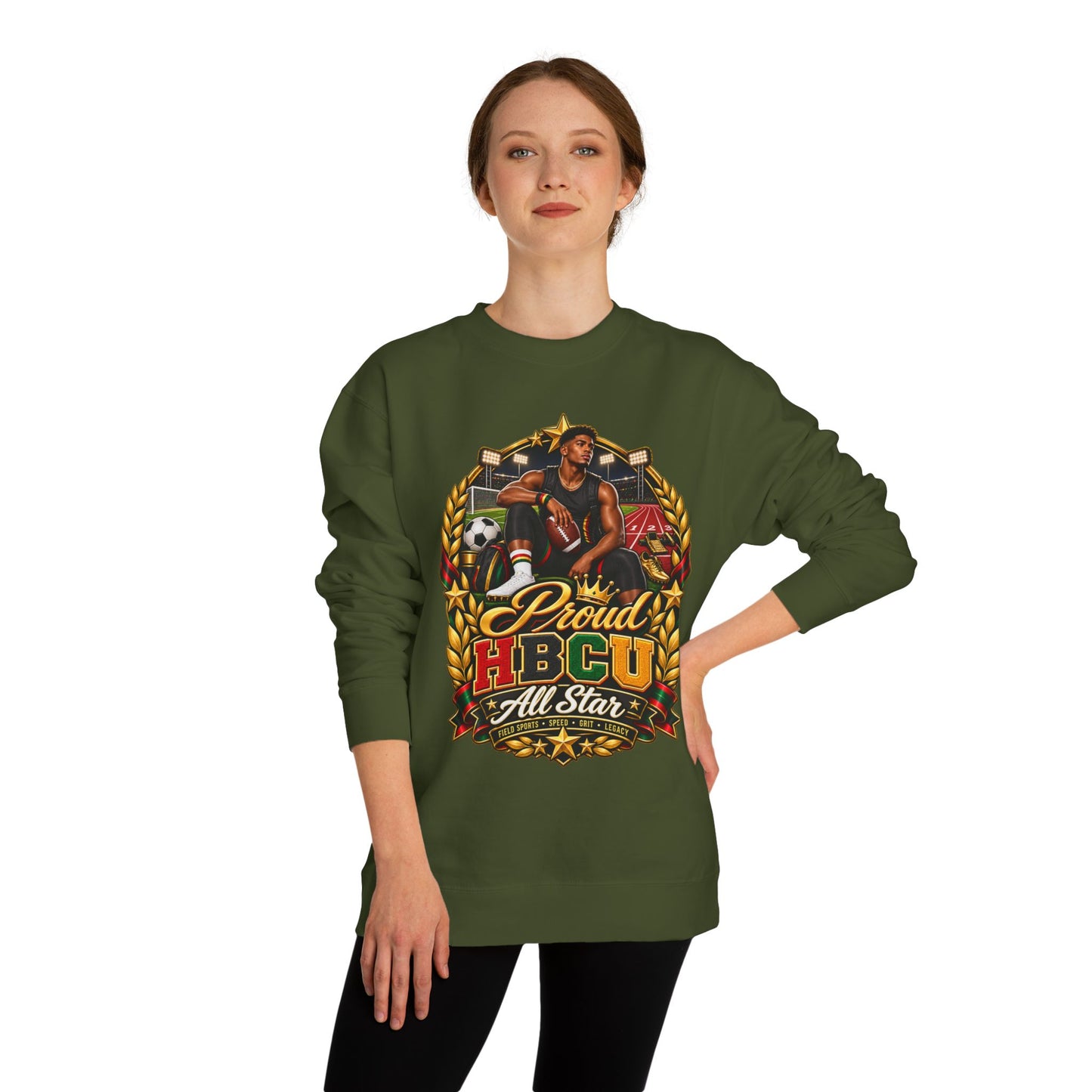 HBCU All Star Sweatshirt — Proud HBCU Crewneck