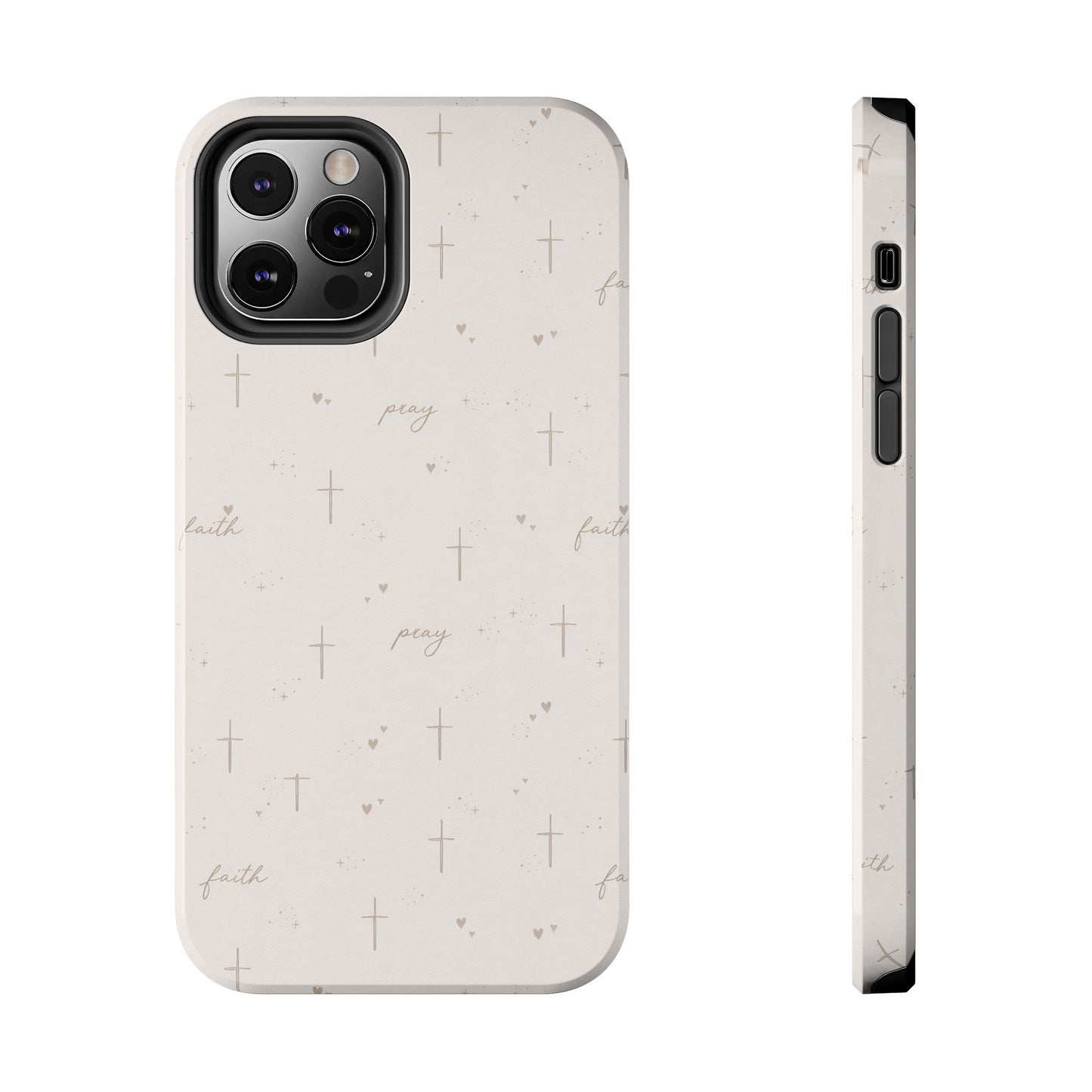 Pray with Faith Phone Case | Christian floral iPhone Case