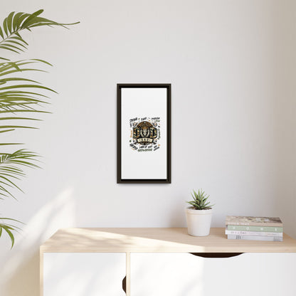 Framed Matte Canvas 'Best Ever DAD' Wall Art – Lion King Design, Father’s Day Gift