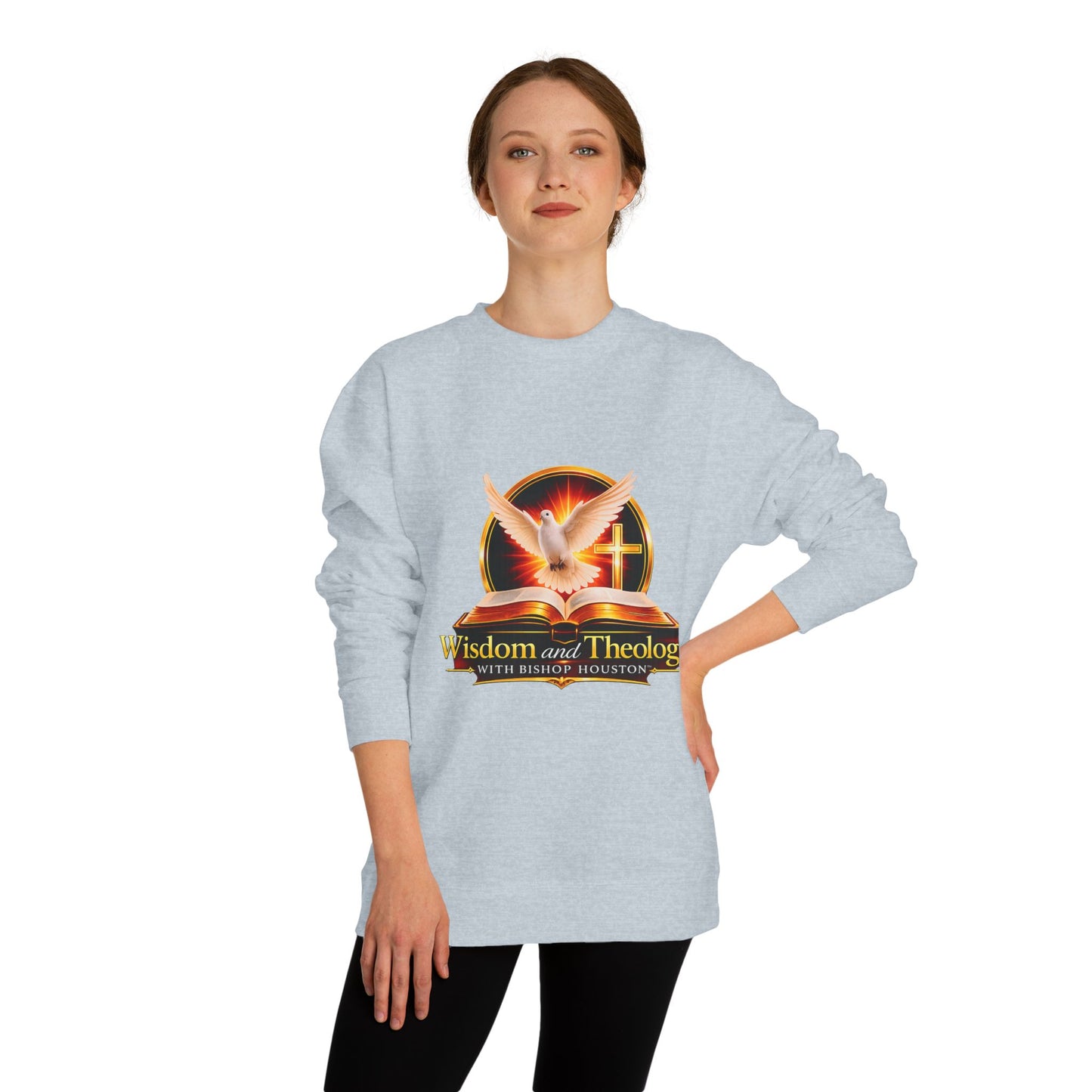 Wisdom and Theology Crewneck Sweatshirt — Dove & Cross Christian Pullover