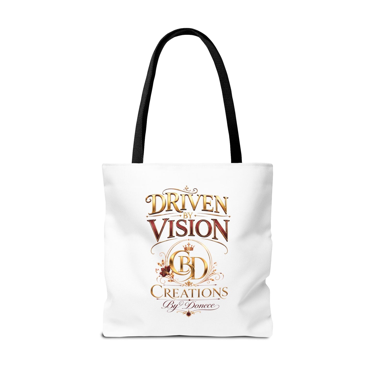 Driven by Vision Tote Bag — Branded BD Creations All-Over Print Tote