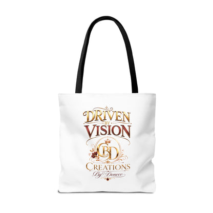 Driven by Vision Tote Bag — Branded BD Creations All-Over Print Tote