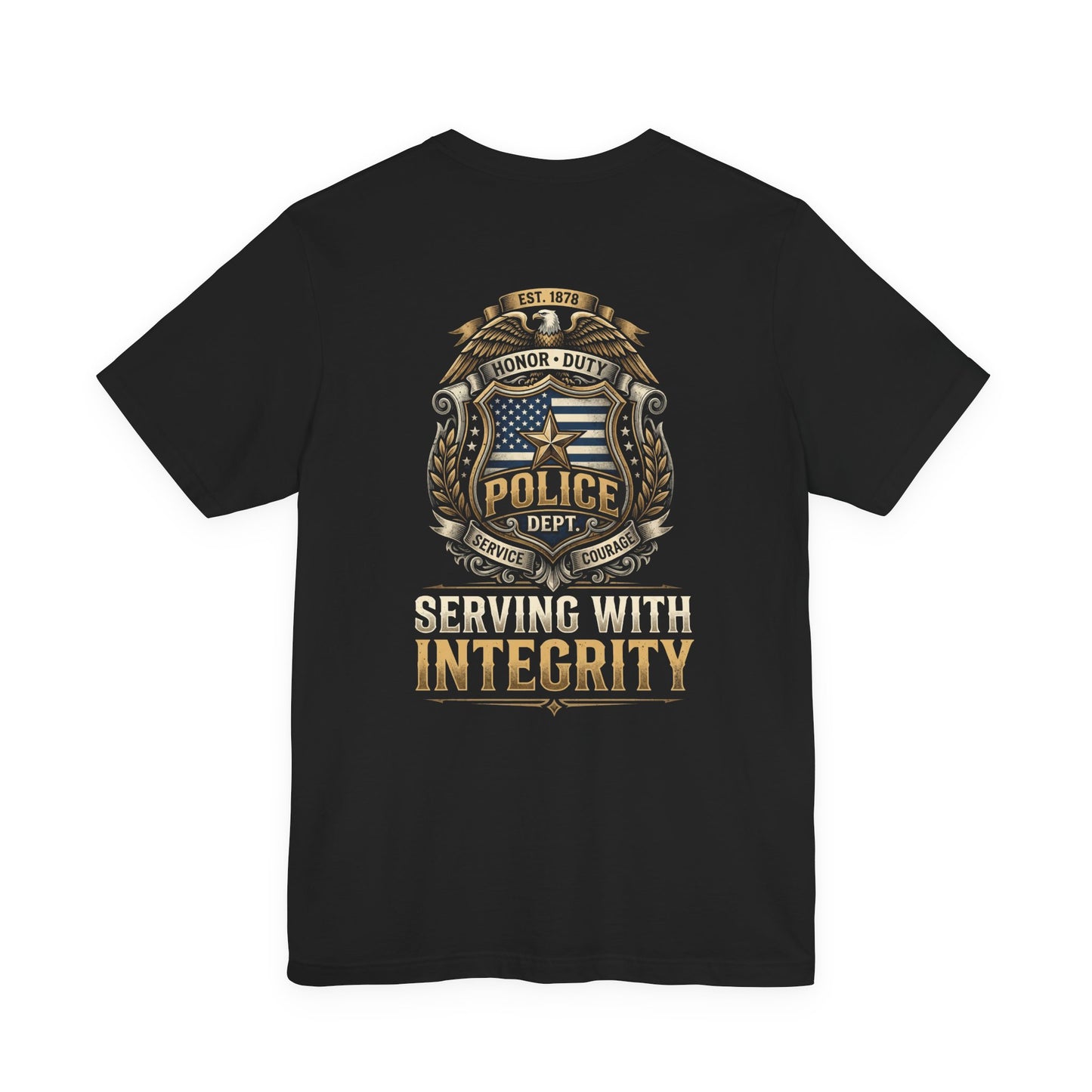 Police Badge 'Serving With Integrity' T-Shirt