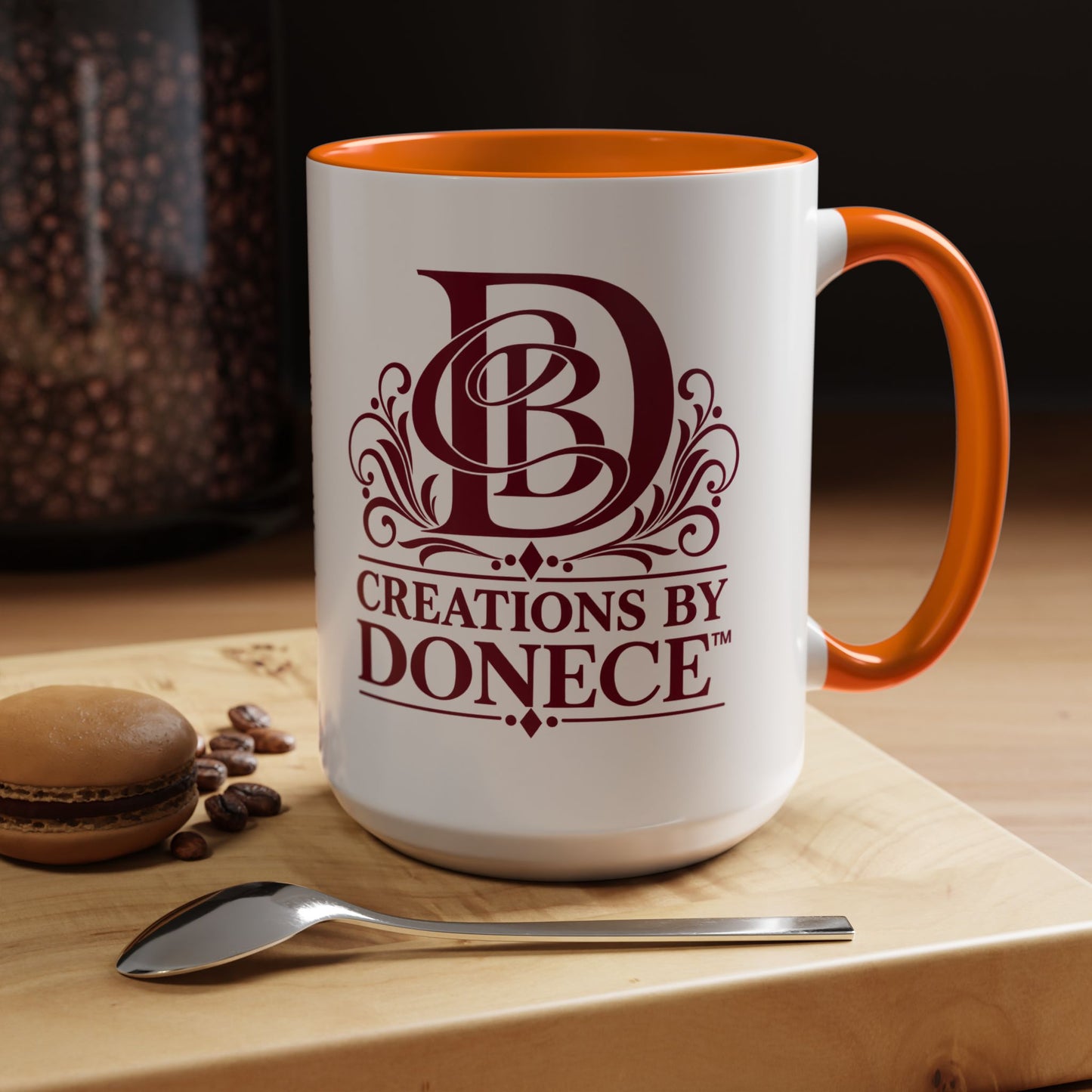 Creations by Donece Logo Accent Coffee Mug (11/15oz)
