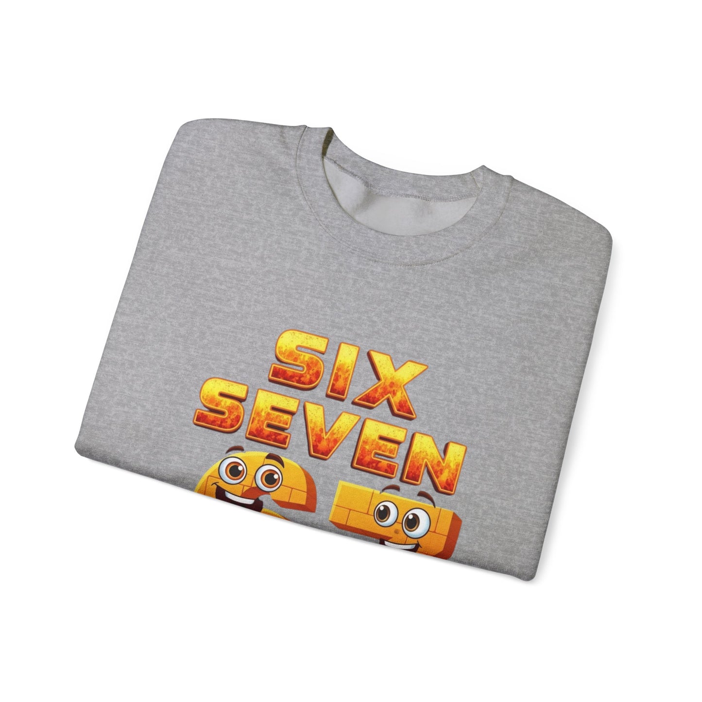 Six Seven 67 Cartoon Graphic Sweatshirt