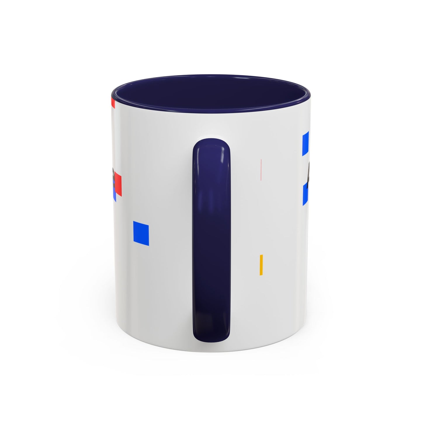 Autism Acceptance Accent Coffee Mug – Colorful Puzzle Square Design (11/15 oz)