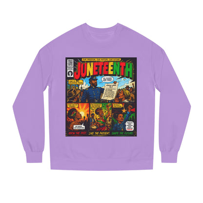 Juneteenth Comic Sweatshirt — Juneteenth Celebration Graphic Crewneck
