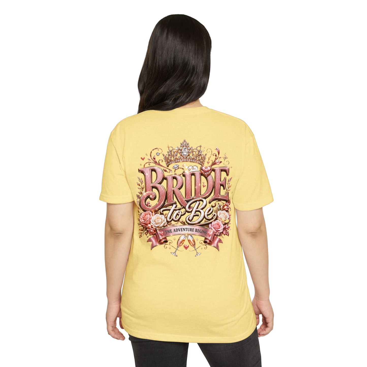 Bride to Be T-Shirt — Floral Crown Bachelorette Tee