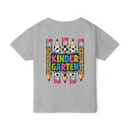 Kindergarten Pencils Toddler T-Shirt — Colorful Back-to-School Tee