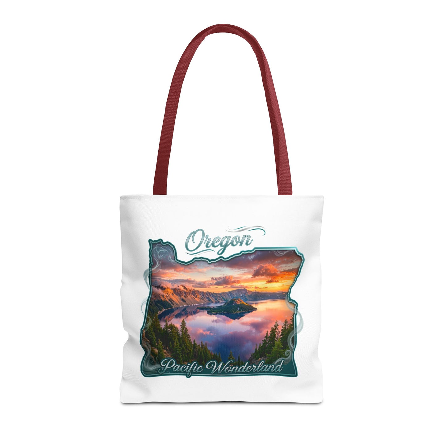 Oregon Scenic Tote Bag — 'Pacific Wonderland' Sunset Landscape Tote