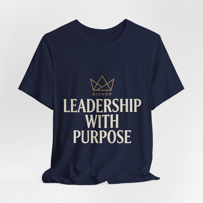 Leadership With Purpose Tee — Inspirational Crown Graphic T-Shirt