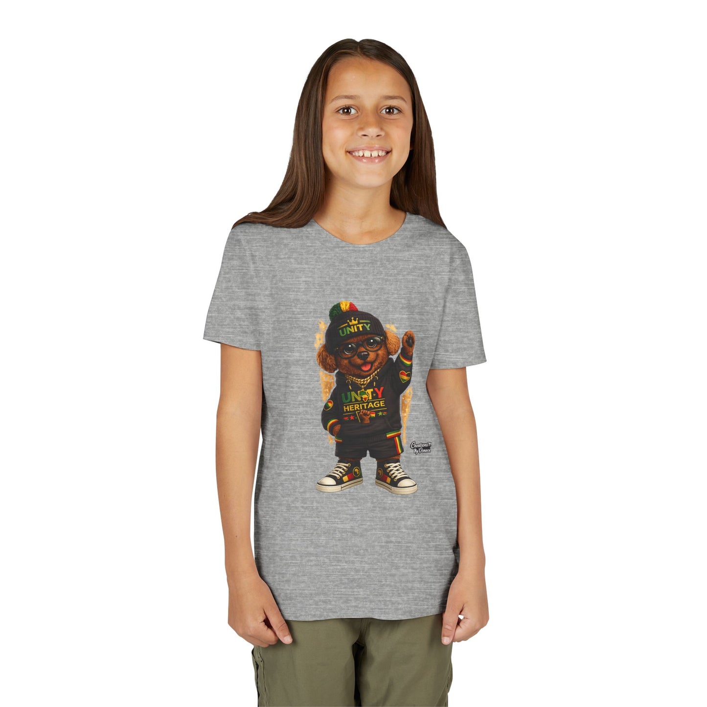 Kids Unity Heritage Tee — Youth Short Sleeve Shirt with 'Unity' Design