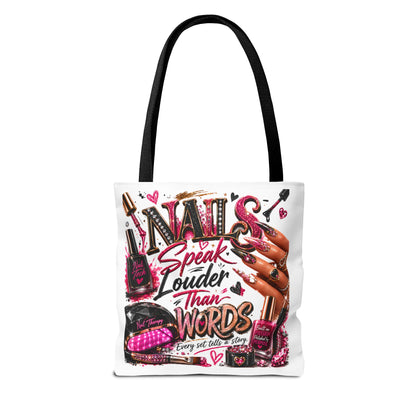 Nails Speak Louder Than Words Tote Bag