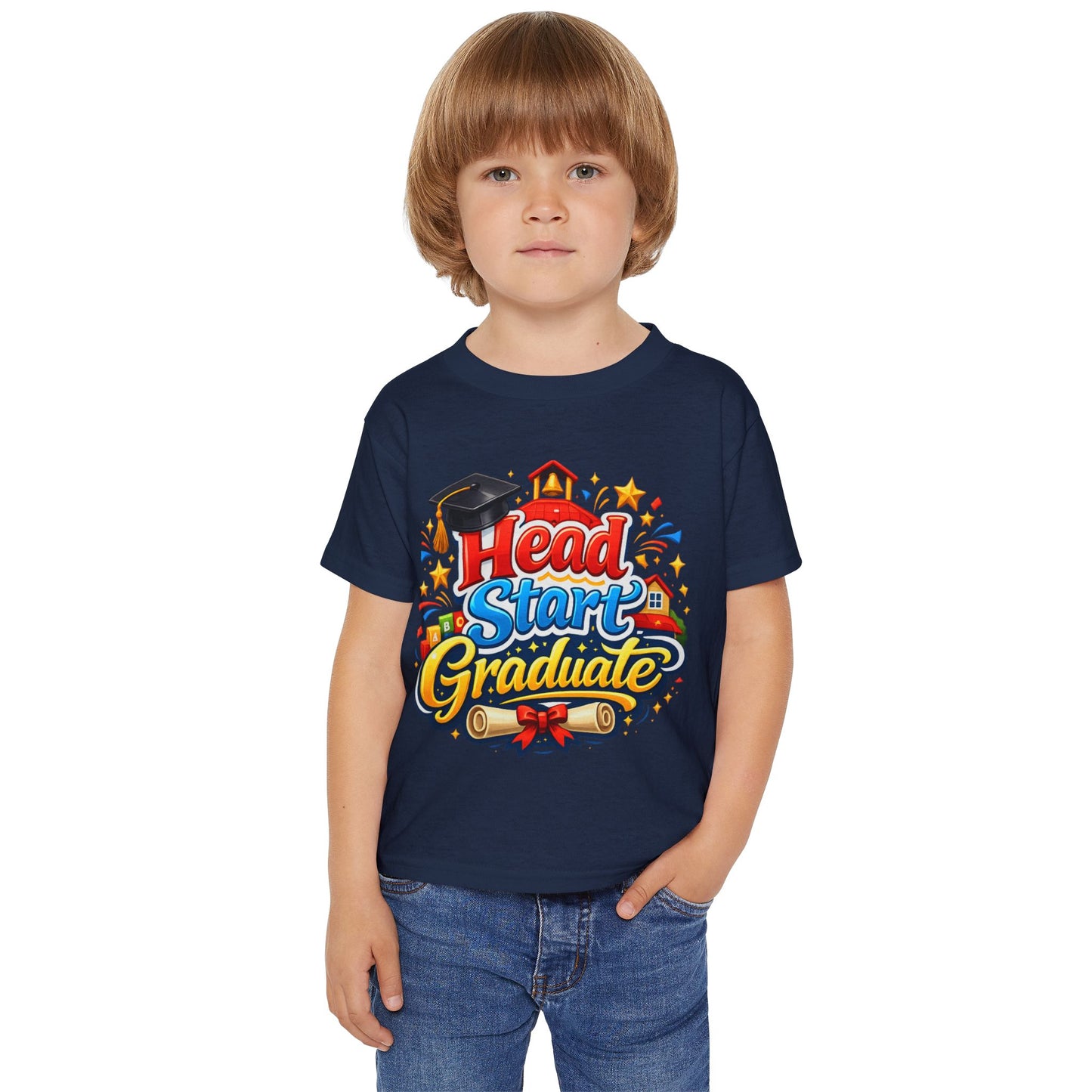Toddler T-Shirt — "Head Start Graduate" Preschool Graduation Tee