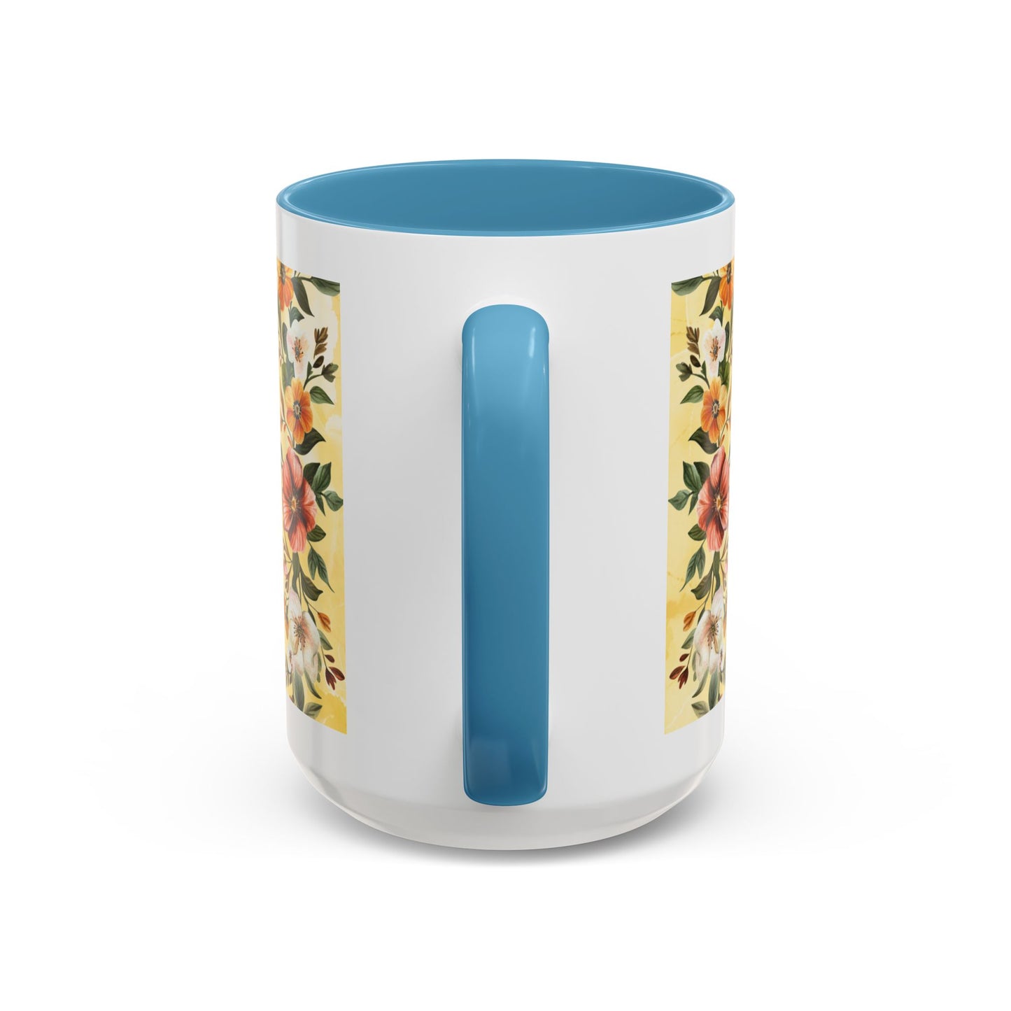 She Is Mom Floral Accent Coffee Mug — 'She is Peace, She is Home' Mother's Day Gift