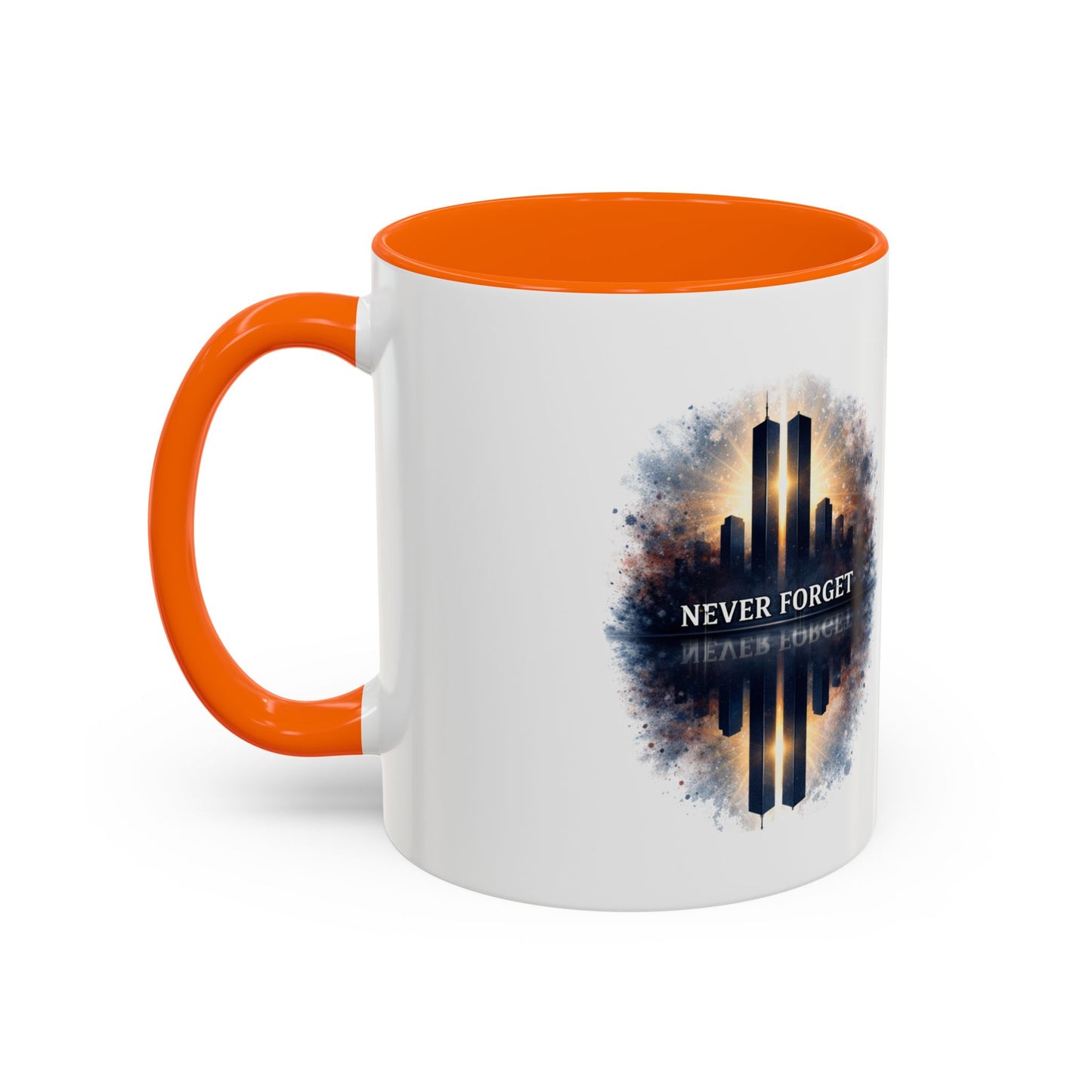 Never Forget 9/11 Memorial Accent Coffee Mug (11/15oz)