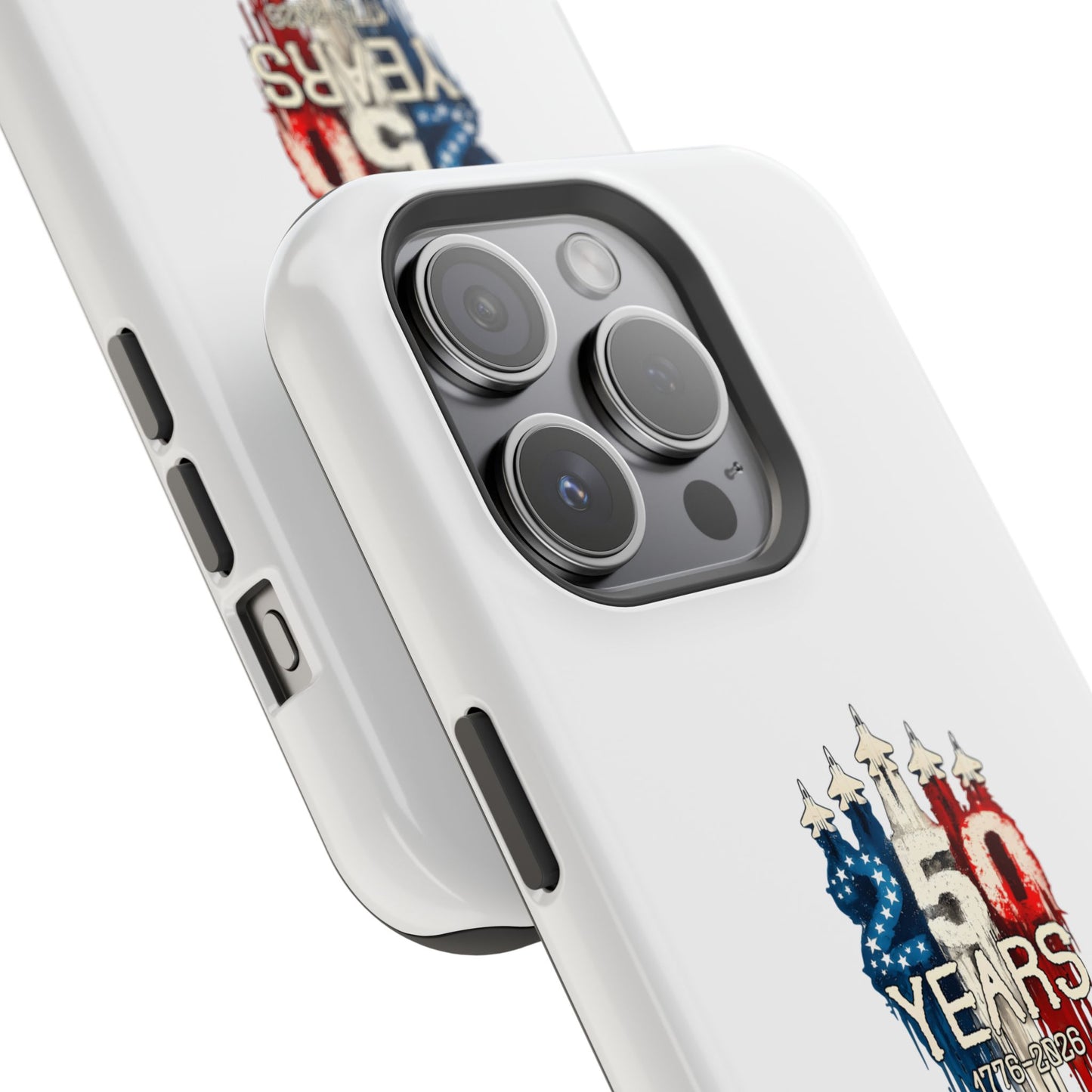 50 Years Patriotic iPhone Case — American Flag Anniversary Magnetic Impact-Resistant Case