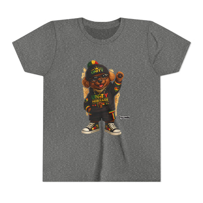 Kids Unity Heritage Tee — Youth Short Sleeve Shirt with 'Unity' Design