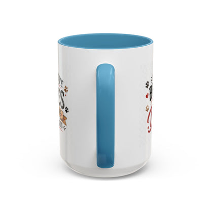 Pawsitive Vibes Coffee Mug - "Wag More, Worry Less" Dog Lover Accent Mug