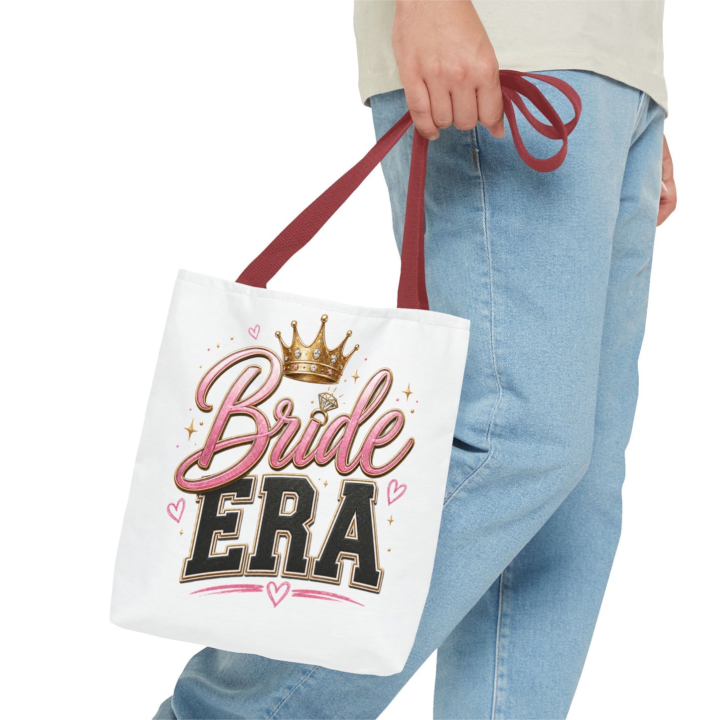 Bride Era Tote Bag — Bachelorette Bride Crown Tote for Bridal Shower & Wedding Weekend
