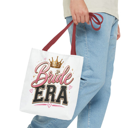 Bride Era Tote Bag — Bachelorette Bride Crown Tote for Bridal Shower & Wedding Weekend