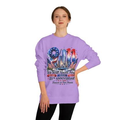 9/11 We Will Never Forget 25th Anniversary Sweatshirt