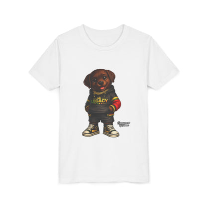 Youth Dog Tee — 'Legacy' Streetwear Puppy Graphic Shirt