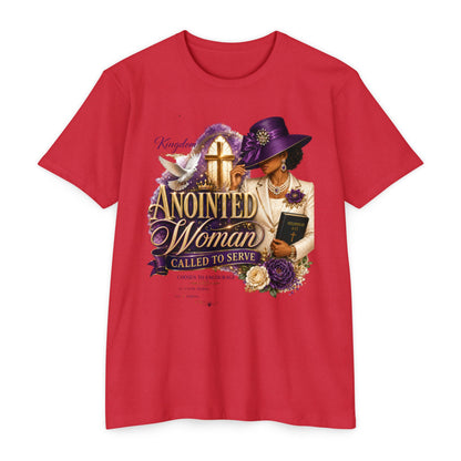 Anointed Woman T-Shirt — "Called to Serve" Christian Faith Tee