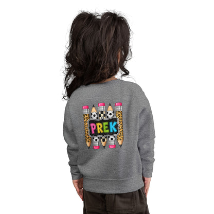 PreK Toddler Sweatshirt – Cute Leopard Pencil Preschool Top