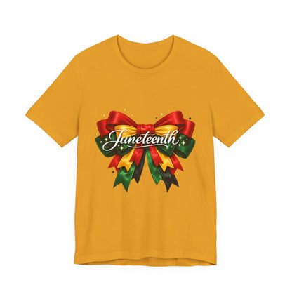 Juneteenth Ribbon Tee — Juneteenth Celebration T-Shirt