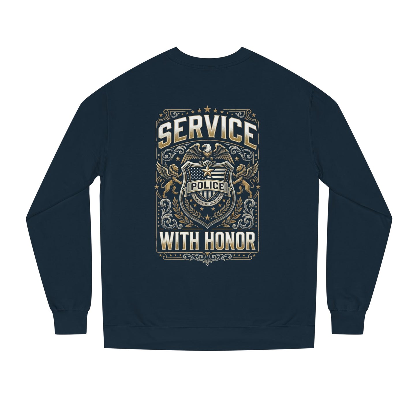 Police 'Service With Honor' Crewneck Sweatshirt