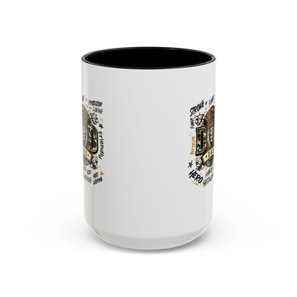 Dad King Lion Coffee Mug — 'Dad: The King' Accent 11/15oz Gift