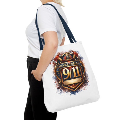 Never Forget 9/11 Memorial Tote Bag