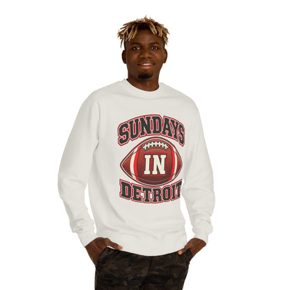 Sundays in Detroit Football Sweatshirt