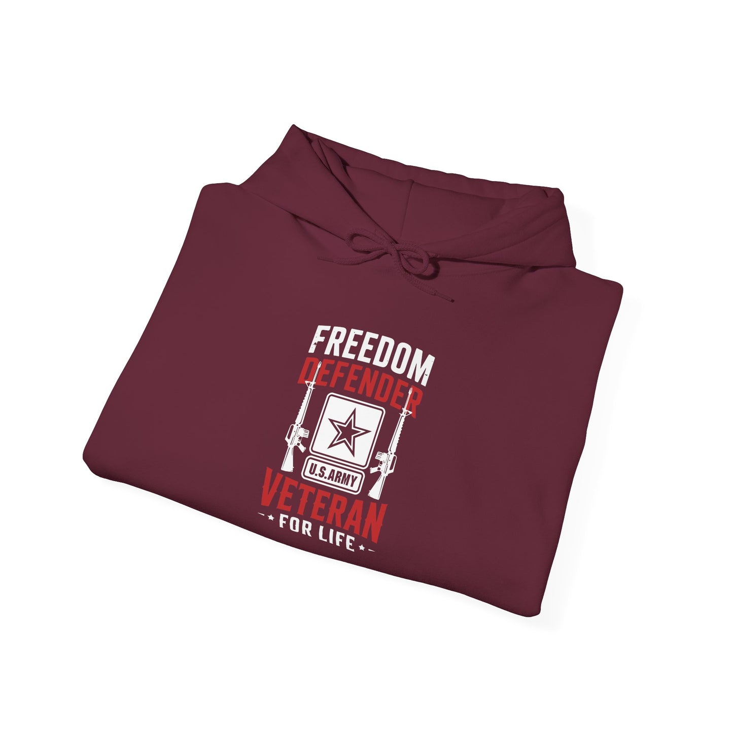 Freedom Defender Veteran For Life Hoodie