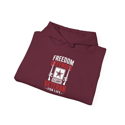 Freedom Defender Veteran For Life Hoodie